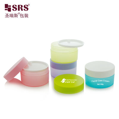 kaufen SRSQ 100g Runde Form Leer PP PCR Kosmetikglas für Gesichtscreme Großhandel Anpassung online manufacture