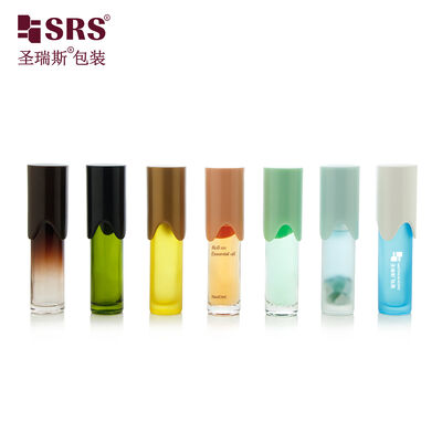 Besorgen BLPY 10 ml lackierte, mattierte Glasflasche mit Rollenstahlkugel für ätherisches Öl online manufacture
