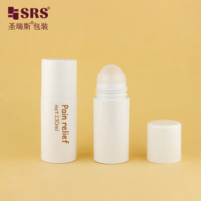 Besorgen 130ml PET Roll-On-Flasche Große Kapazität Leere Rollerflaschen für Körperpflege Gel Deodorant Flüssigkeit online manufacture