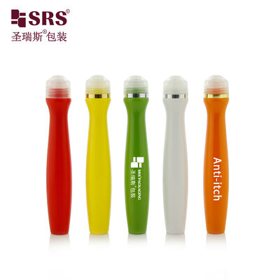 Besorgen Wiederverwendbare PETG Rollerball-Flasche 360-Grad-Massage-Design für Körper- und Gesichts-Serumöl online manufacture