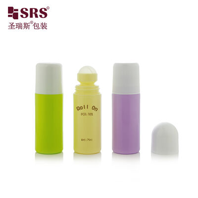 Besorgen 75ml PP PCR Roll-On-Flasche recycelter Kunststoff für Deodorant Körpermassageöl Verpackung online manufacture