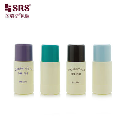 Besorgen Großhandel Custom Logo 50ml/70ml Austauschbare Roll On Flasche Leere Rollerball Verpackung für Deodorant & ätherisches Öl online manufacture