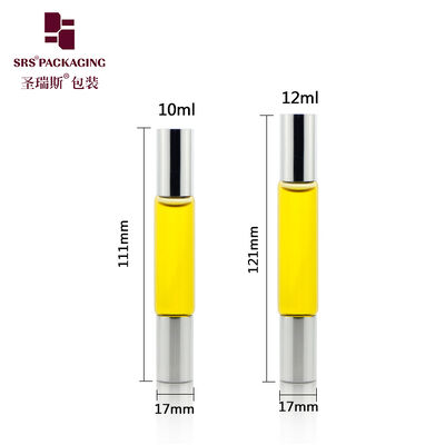 Besorgen Nachfüllbare 10 ml Einfachkammer Doppel-Roller-Glas-Roll-On-Flasche Zwei Enden-Roller-Flasche online manufacture