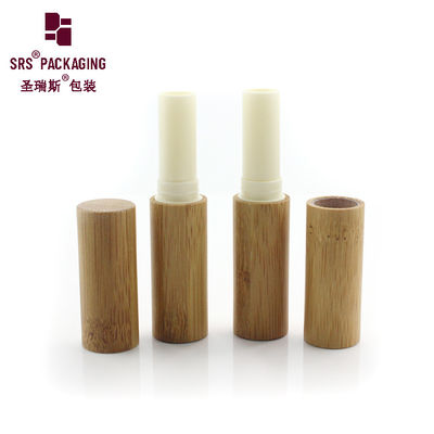 kaufen Luxus hochwertiges gedrucktes Logo benutzerdefiniertes Bambus natürliches leeres Lippenstiftrohr online manufacture
