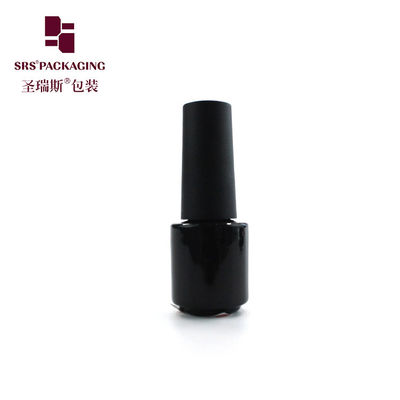 kaufen leerer Luxus 3ml Minifarbe schwarzes Glas Nagellack Behälter online manufacture