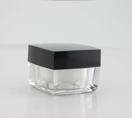 kaufen 50 g klares Glas mit schwarzem Plastikdeckel Hautpflegecreme Acrylbehälter online manufacture