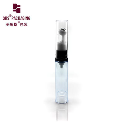 kaufen Halbtransparente blaue Spritzglasflasche mit Rollenkugel, luftlose Pumpe 5ml online manufacture