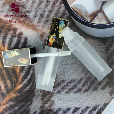 kaufen 2 ml schöne Musterleere, leere, kosmetische, glasierte, quadratische Lippenstiftröhrchen online manufacture