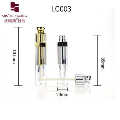 kaufen 7 ml quadratische metallisierte leere Luxus-Kosmetik-Glitzer-Lipgloss-Röhre online manufacture