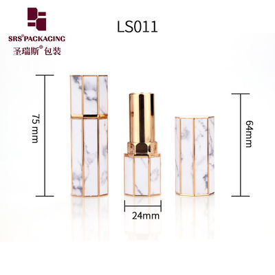 kaufen Oktagon einzigartige Form Mini kundenspezifisches Muster leere Lippenstiftröhre online manufacture