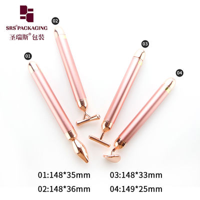 kaufen Unterschiedliche Massagekopf Rose Gold vibrierende Lift-up Gesichtskontur Masseur Gesichtswerkzeuge online manufacture