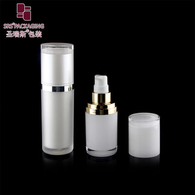 kaufen spezielle Farbe weiße kosmetische Hautpflege Lotion Acryl Luftlose Flasche online manufacture