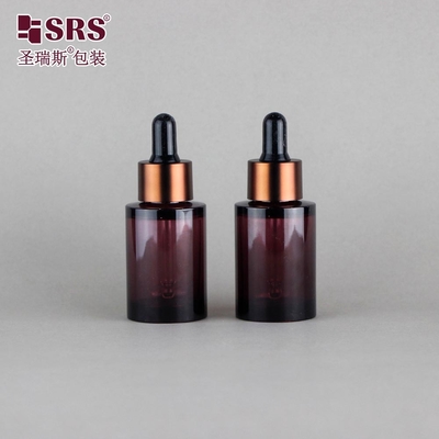 Plastik-Tropffdrüse Essenz Serum Kosmetik Hautpflege Luxus PET 30 ml Flasche