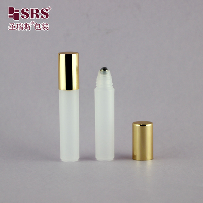 3 ml leere Kosmetik-Fabrik-Roller Stahlkugel Augen-Serum Probenflasche Kunststoff