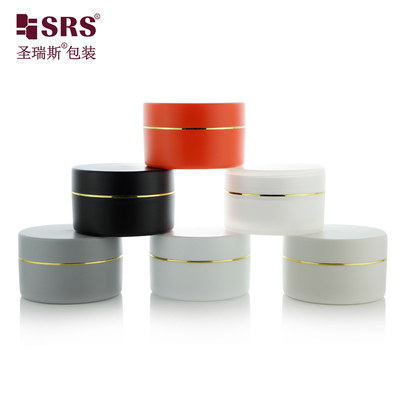 Doppelwand-Pp-Glas 100ml 150ml 200ml 250ml Gefriertes Gesicht Hände Haare Hautpflege Lotionen Make-up Creme Glas Behälter