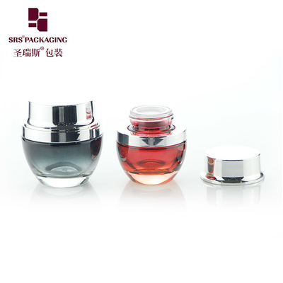 Leere Luxus-Hochqualität Dicke Wand Kosmetikcreme Glasglas 30g