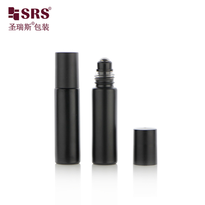 Runde Dicke Wand Anpassung Elegantes Parfum Massage Stahlkugel Roll auf Glasflasche 10 ml