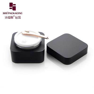 Hochwertige kosmetische Verpackung 5g 15g 50g Quadrat Acryl Plastikbehälter für UV Gel Creme Jar 30g
