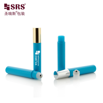 Runder Stiftform PP recycelter Augenserum Rollflasche Kunststoff Roll-On mit Metallkugel