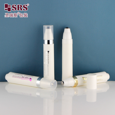 10 ml PP PCR Recyclingmaterial Kunststoff Anpassung Druck-Stil Luftlose Massage Augensérum 1/3 oz Roll On Flaschen