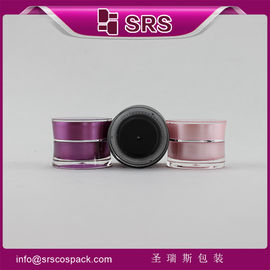 rosa und schwarz J092 10 g Plastikglas für Kosmetika