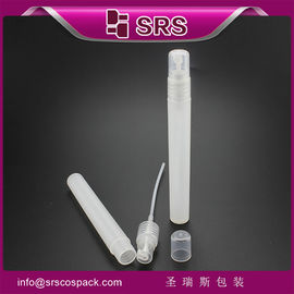 SRS Kunststofffarbige Körperpflege Kosmetik Pumpe Reise 12 ml hdpe Flasche mit Nebelsprayer