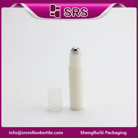 weiße Farbe 5 ml leere Flasche.leere Rollkugelflasche mit Stahlkugel