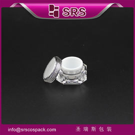 J060 weiße Diamant-Kosmetik-Glashersteller