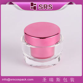Herstellung von 15 ml, 30 ml und 50 ml silbernen Luxus-Acrylgefäßen mit Deckel