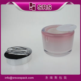Farbglas,China Lieferant rundes Plastik-Kosmetikbehälter