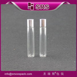 8 ml Glasrolle auf Flasche mit Metallkugel, Runde Flasche mit ätherischem Öl