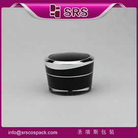 China, Hersteller von Kosmetikverpackungen, schwarze Emoty-Creme-Flasche aus Kunststoff