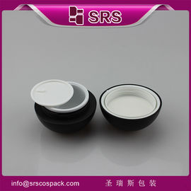 30g 50g matschwarze Acrylcreme, hochwertige schwarze Flasche
