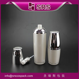 L313 Luxus-Pumpflasche, weiße Lotion-Pumpflasche