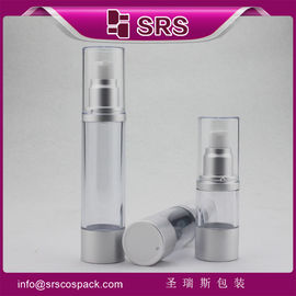 A022 hochwertige luftlose Flasche mit Aluminiumbasis und Schulter für Hautpflegecreme