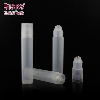 20 ml Leerer Kosmetischer Augenserum Rundes Hautpflege-Massageöl Rollen auf Plastikflasche