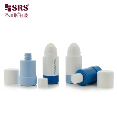 PP PCR Recycling Material Austauschbarer Stil Roller Deodorant Gel Roll auf Plastikflasche 50ml