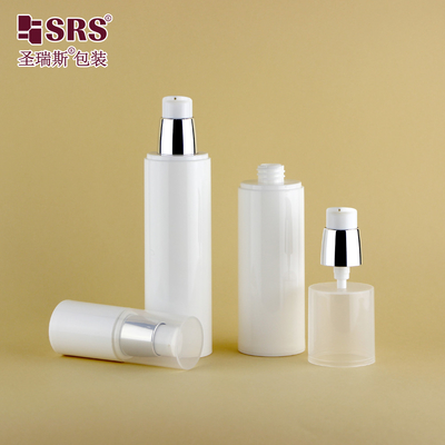 15 ml 50 ml PP PCR recycelbare leere Flaschen Großhandel Anpassung 30 ml Luftlose Pumpflasche