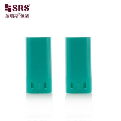 15 ml 20 ml Leerer ovaler Form Taschengröße Sonnencreme Balsam Stick Deodorant Behälter