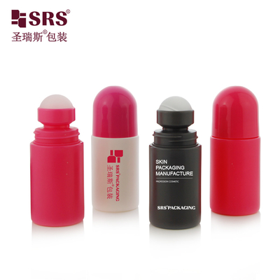2 oz PP PCR Lebensmittelmaterial Kunststoff-Rollendeodorant Flaschen Roll On Flasche 60ml