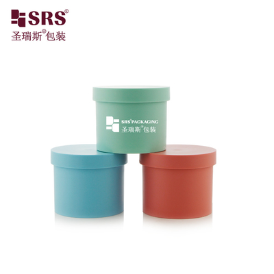 100g Runde Form Individuelle Spritze Farbe PP Material Recyclingcreme Kosmetikglas Großhandel