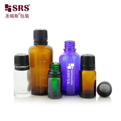 5 ml 10 ml 15 ml 20 ml 30 ml 50 ml 100 ml leere Glasflaschen aus Boston mit kindersicherer Abdeckung