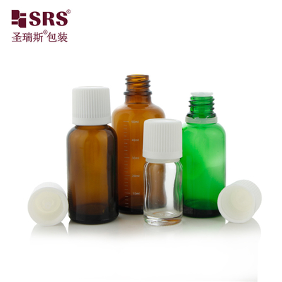 5 ml 10 ml 15 ml 30 ml 50 ml 100 ml 18/415 Kindersichere Kappe aus Glas mit ätherischem Öl
