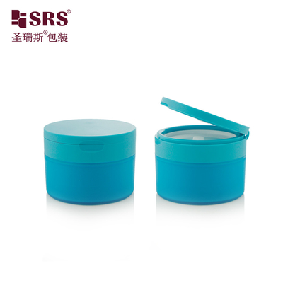 120g 150g Leere PP PCR Recycling-Injektionsfarbe benutzerdefinierte Farbe Flip Cap Körper Butter leere Gläser