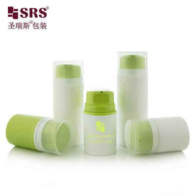Großhandel PP PCR Recycling Snap On Gesichtsreiniger Luftlose Pump Creme Flasche