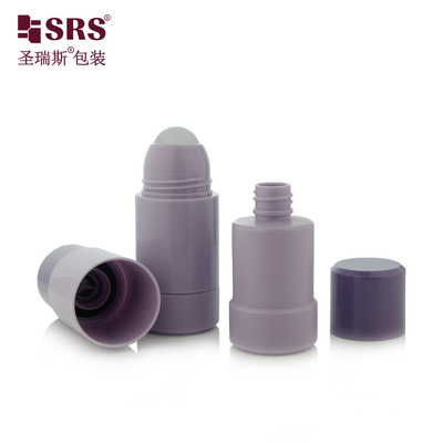 Nachfüllbare auswechselbare Injektionsflasche mit Farbschraubkappe Gel Deodorant Rollkugel