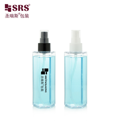 150 ml einzigartige Form durchsichtige Kunststoff-Injektion benutzerdefinierte Farbsprühpumpe leere PET-Flasche