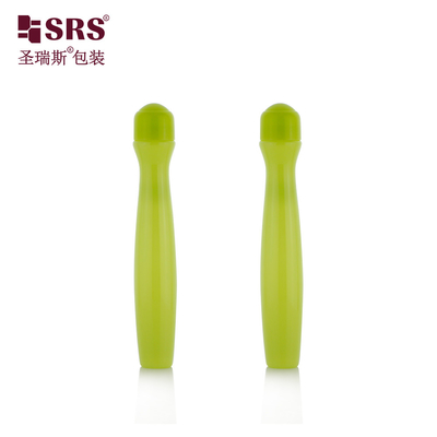 Injektionsblasen glänzende grüne Farbe Taillenform PETG Plastikprobe 15 ml Flasche