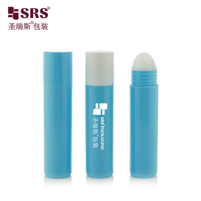 30 ml runde Form leere Rollenkugel Flasche für Haarserum mit Massage Roll