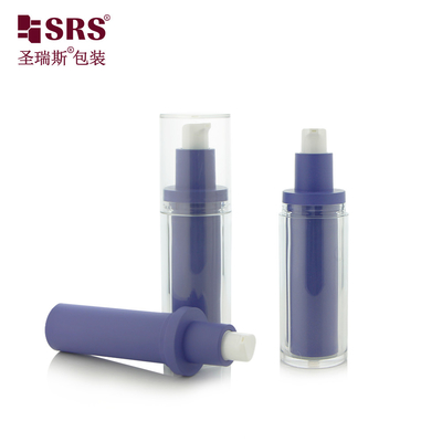 30 ml 1 oz leere, kundenspezifische PET-Injektionsflasche mit doppelter Wand, auswechselbare, luftlose Pump-Lotionflasche